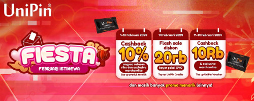 FIESTA – Februari Istimewa, Mulai dari Promo Cashback, Angpao sampai Diskon 20rb di Bulan Februari Semua Ada!